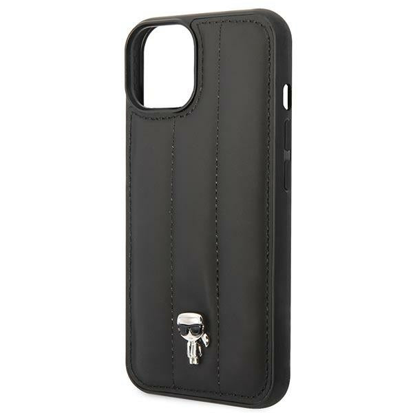 Karl Lagerfeld odinis dėklas iPhone 14 Plus / 15 Plus – juodas