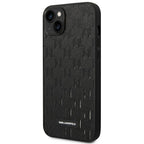 Karl Lagerfeld Saffiano dėklas iPhone 14 Plus – juodas
