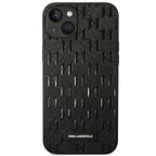 Karl Lagerfeld Saffiano dėklas iPhone 14 Plus – juodas