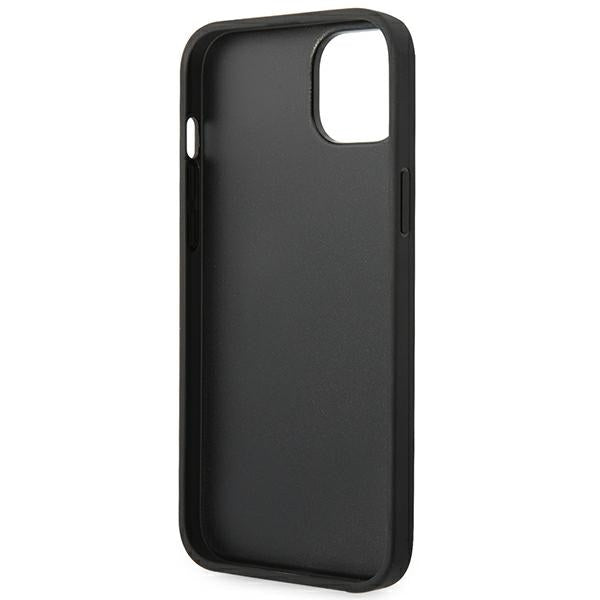 Karl Lagerfeld Saffiano dėklas iPhone 14 Plus – juodas