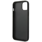 Karl Lagerfeld Saffiano dėklas iPhone 14 Plus – juodas