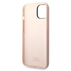 Karl Lagerfeld silikoninis dėklas iPhone 14 Pro Max – rožinis