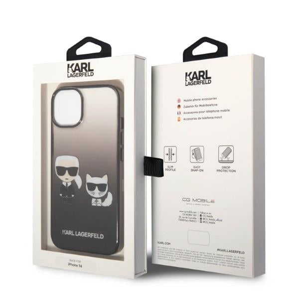 Karl Lagerfeld dėklas iPhone 14 Plus – juodas