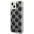 Karl Lagerfeld Liquid Glitter dėklas iPhone 14 – juodas
