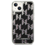 Karl Lagerfeld Liquid Glitter dėklas iPhone 14 – juodas