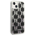 Karl Lagerfeld Liquid Glitter dėklas iPhone 14 – juodas