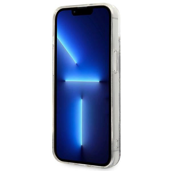 Karl Lagerfeld Liquid Glitter dėklas iPhone 14 – juodas