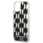 Karl Lagerfeld Liquid Glitter dėklas iPhone 14 – juodas