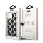 Karl Lagerfeld Liquid Glitter dėklas iPhone 14 – juodas