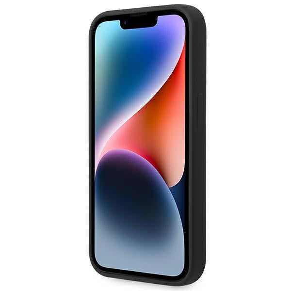 Karl Lagerfeld silikoninis dėklas iPhone 14 Pro Max – juodas