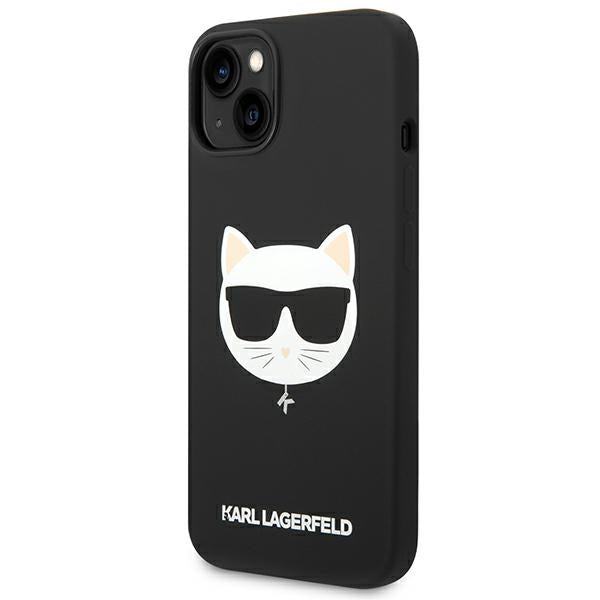 Karl Lagerfeld MagSafe dėklas iPhone 14 Plus – juodas