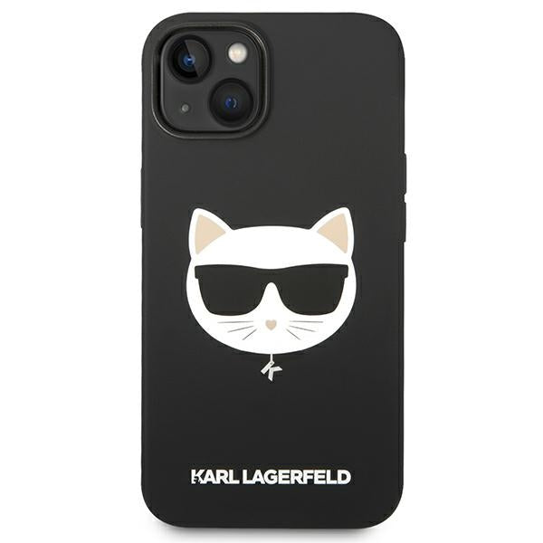 Karl Lagerfeld MagSafe dėklas iPhone 14 Plus – juodas