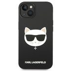 Karl Lagerfeld MagSafe dėklas iPhone 14 Plus – juodas