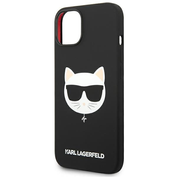Karl Lagerfeld MagSafe dėklas iPhone 14 Plus – juodas