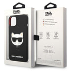 Karl Lagerfeld MagSafe dėklas iPhone 14 Plus – juodas