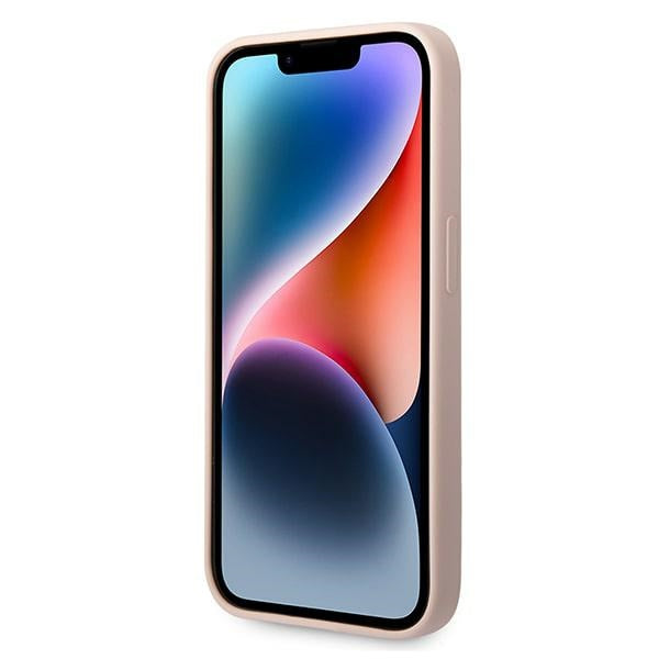Karl Lagerfeld MagSafe dėklas iPhone 14 Pro Max – rožinis