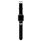 Karl Lagerfeld Apple Watch silikoninė apyrankė – juoda