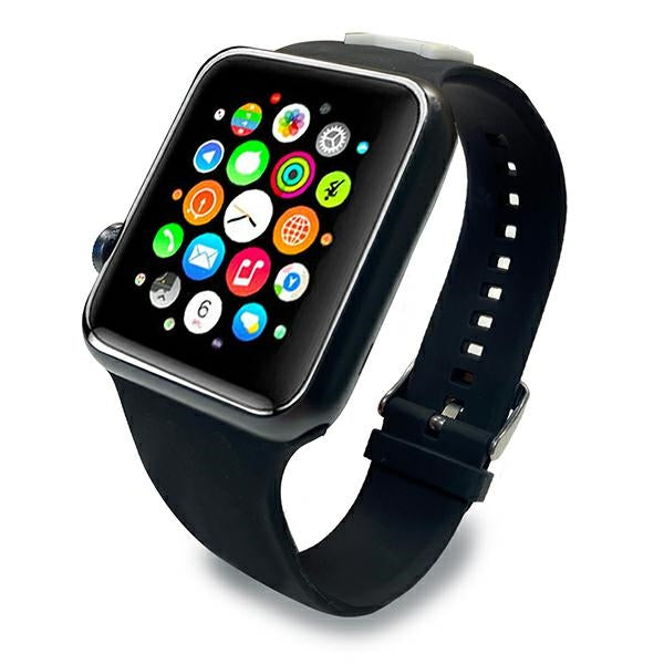 Karl Lagerfeld Apple Watch silikoninė apyrankė – juoda