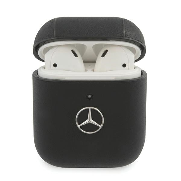 Mercedes‑Benz Electronic Line dėklas AirPods 1/2 – juodas