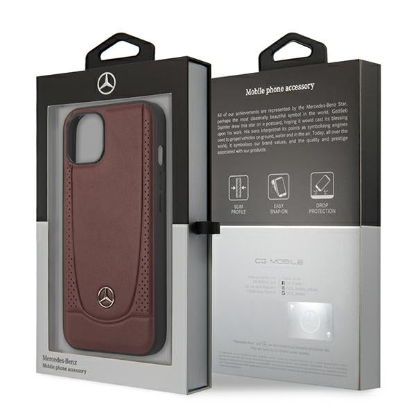Mercedes odinis dėklas iPhone 14 Plus – raudonas