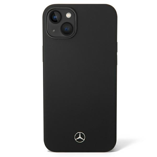 Mercedes Silicone Line dėklas iPhone 14 Plus – juodas
