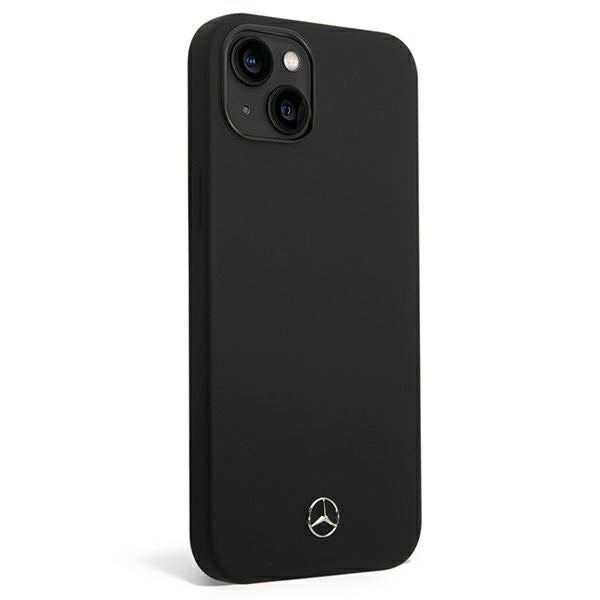 Mercedes Silicone Line dėklas iPhone 14 Plus – juodas