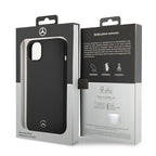 Mercedes Silicone Line dėklas iPhone 14 Plus – juodas