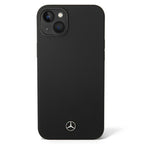 Mercedes silikoninis MagSafe dėklas iPhone 14 Plus – juodas