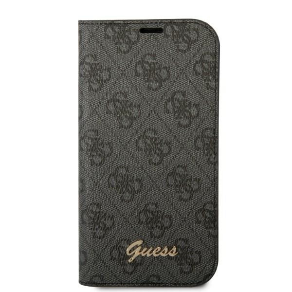 Guess 4G dėklas‑knygutė iPhone 14 Pro Max – juodas -- iPhone 14 Pro Max