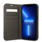 Guess 4G dėklas‑knygutė iPhone 14 Pro Max – juodas -- iPhone 14 Pro Max