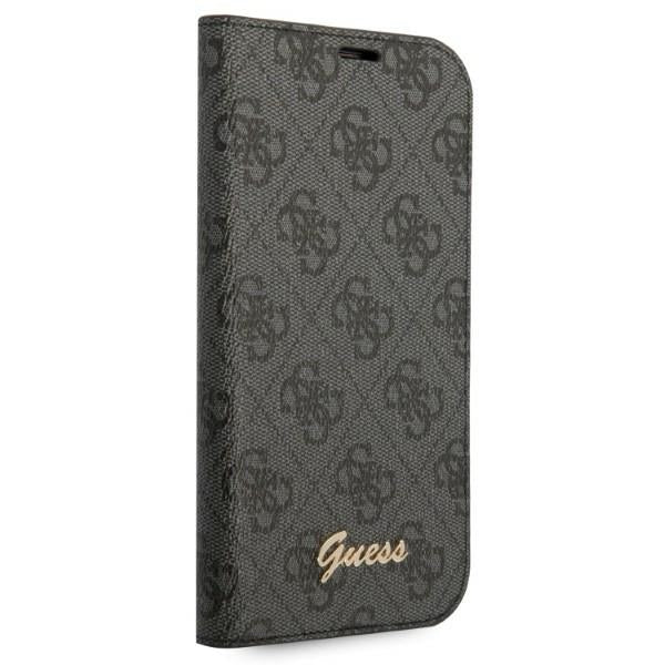 Guess 4G dėklas‑knygutė iPhone 14 Pro Max – juodas -- iPhone 14 Pro Max
