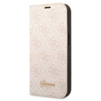 Guess knygutės dėklas iPhone 14 Pro Max – rožinis