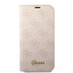 Guess knygutės dėklas iPhone 14 Pro Max – rožinis