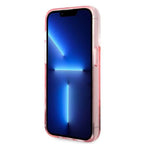 Karl Lagerfeld Liquid Glitter dėklas iPhone 14 Pro – rožinis