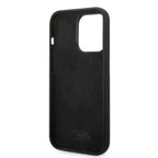 Karl Lagerfeld silikoninis dėklas iPhone 14 Pro – juodas