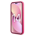 Karl Lagerfeld silikoninis dėklas iPhone 14 Plus – rožinis