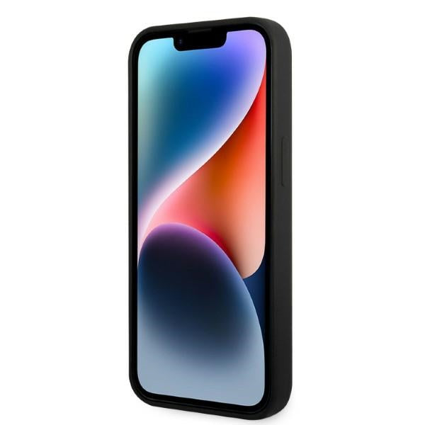 Karl Lagerfeld silikoninis dėklas iPhone 14 Plus – juodas