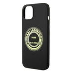 Karl Lagerfeld silikoninis dėklas iPhone 14 Plus – juodas
