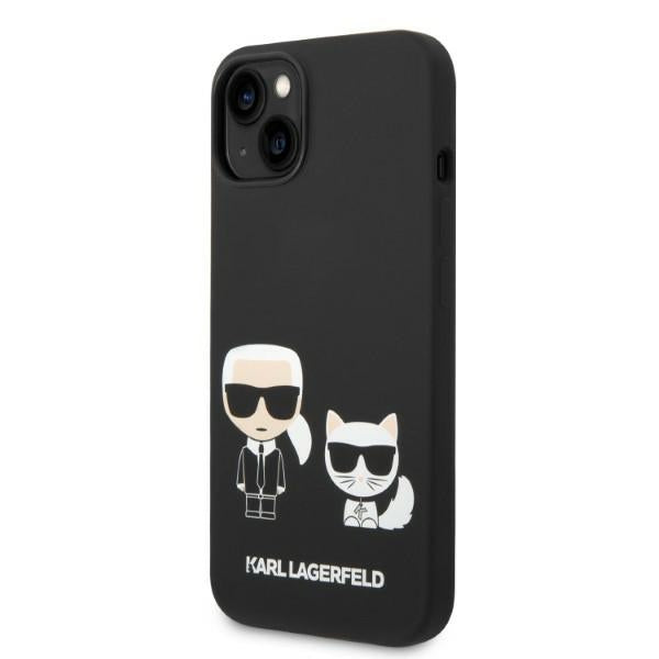 Karl Lagerfeld MagSafe dėklas iPhone 14 Plus – juodas