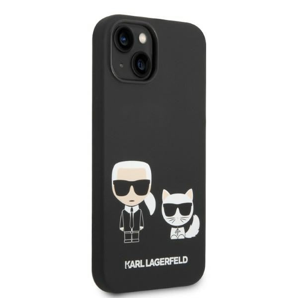Karl Lagerfeld MagSafe dėklas iPhone 14 Plus – juodas