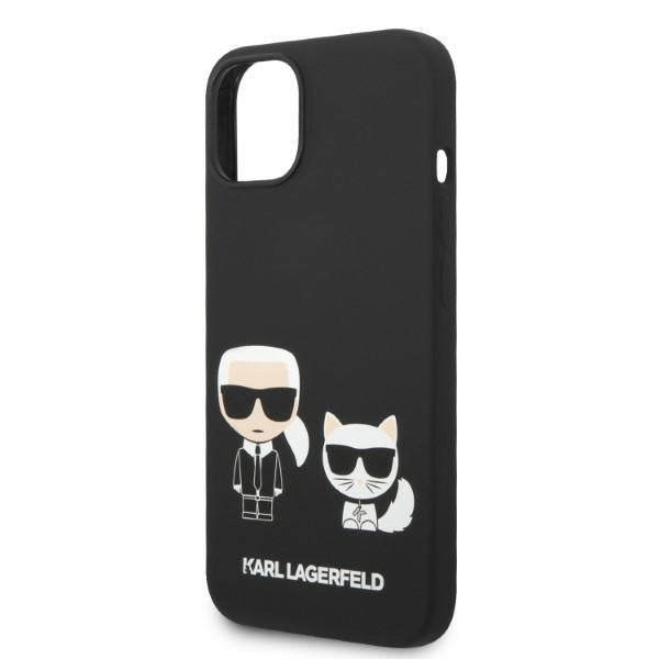 Karl Lagerfeld MagSafe dėklas iPhone 14 Plus – juodas