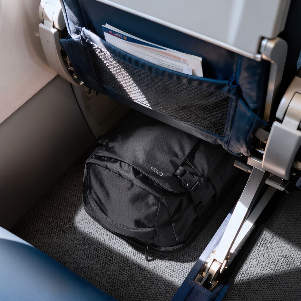 Kuprinė Tech-Protect Defender S70, kabinos bagažo, Ryanair ir Wizz Air, 24L, 40x30x20 cm, juoda --...
