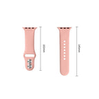 Dirželis Tech-Protect Silicone Apple Watch 8 / 9 / 10 / 11 / 12 / SE / Ultra (44 / 45 / 46 / 49 mm), dulkėtas rožinis --...