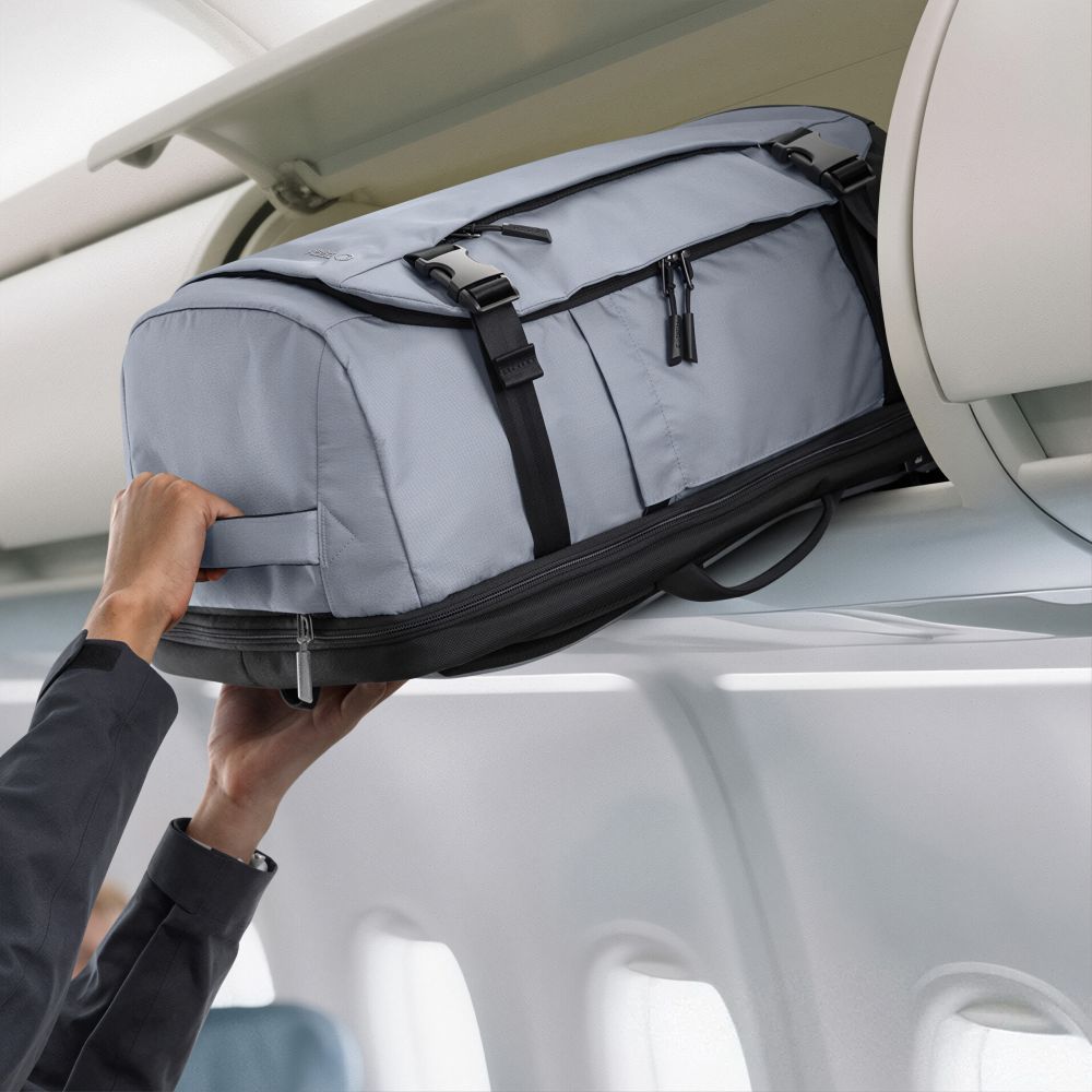 Kuprinė Tech-Protect Defender S70 24L, tinka Ryanair ir Wizz Air rankiniam bagažui, pilka --...