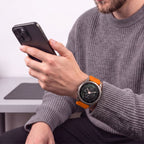Dirželis Tech-Protect Silicone Garmin Fenix 5X / 5X Plus / 6X / 6X Pro / 7X / 8 / 8 Pro / 9 / 9 Pro (47 mm), oranžinis --...