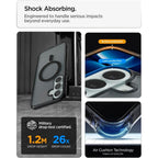 Dėklas Spigen Ultra Hybrid Mag MagSafe Galaxy S26 FE, matinis juodas -- Galaxy S26 FE