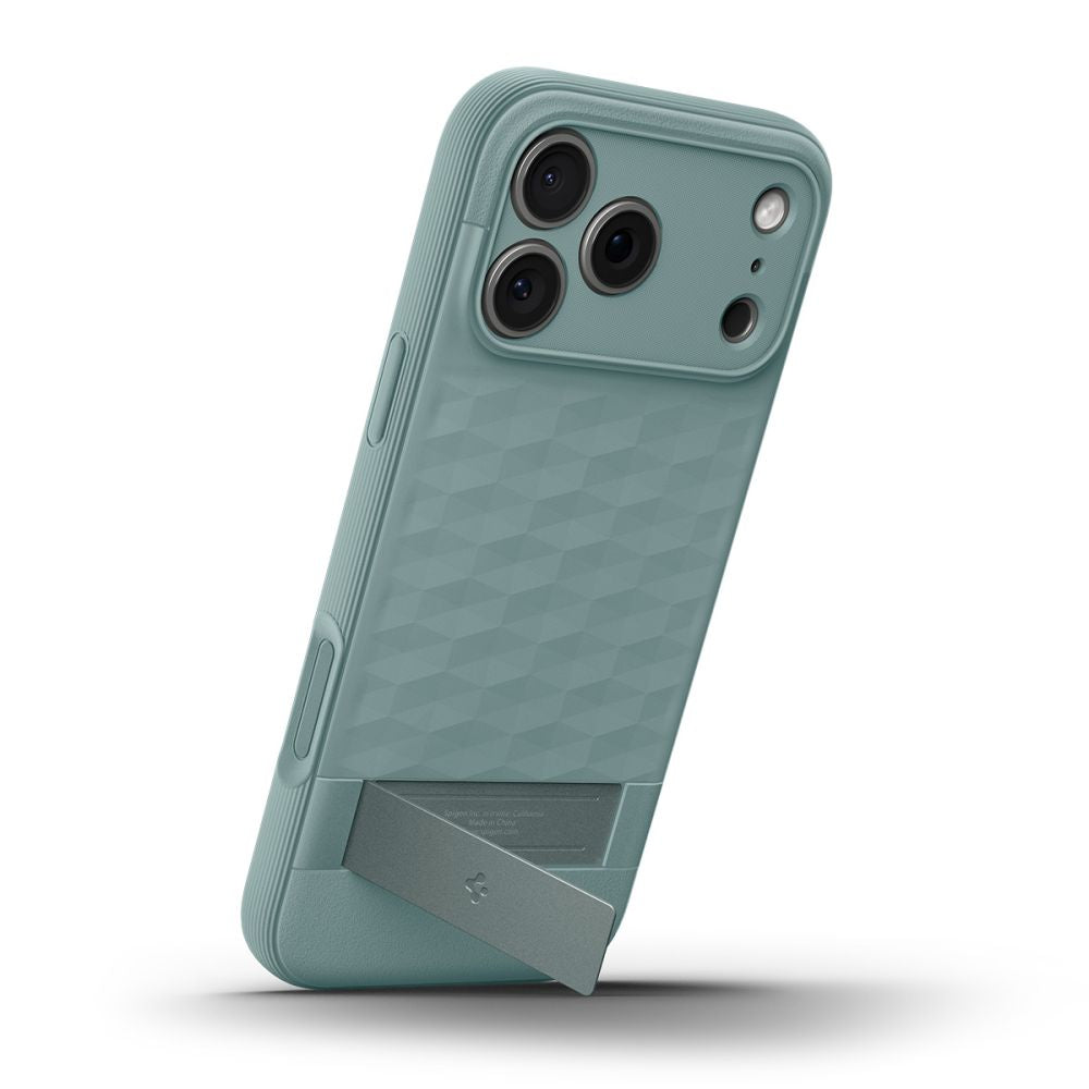 Dėklas Spigen Parallax S Mag MagSafe iPhone 17 Pro, šalavijų žalias -- iPhone 17 Pro