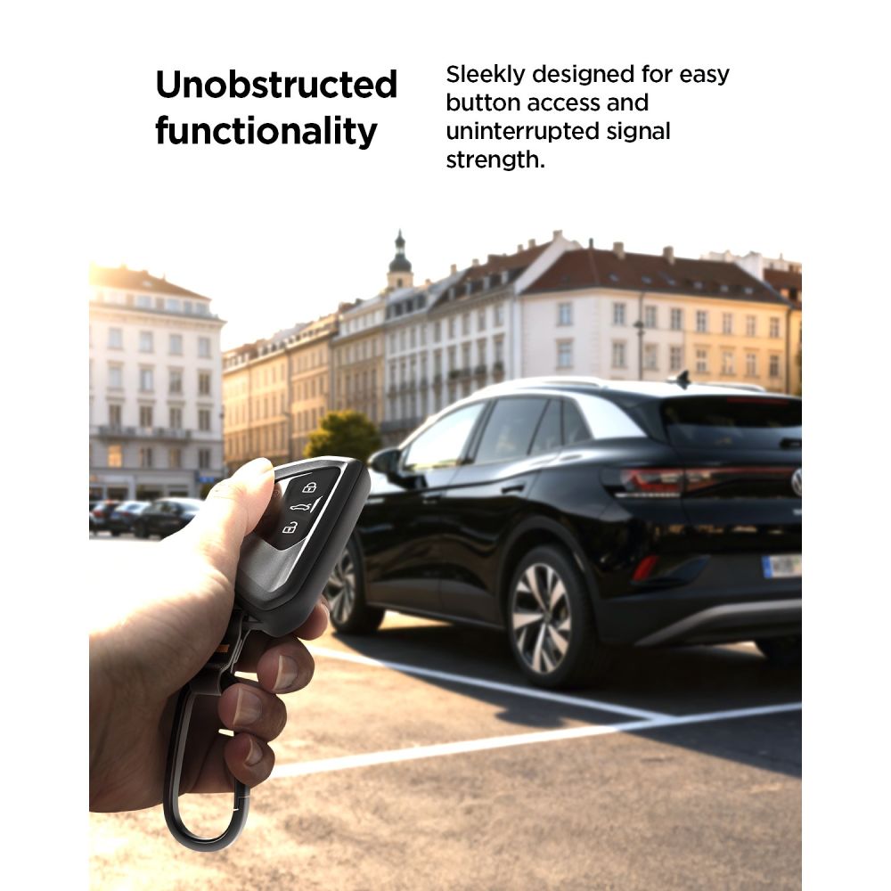 Dėklas Spigen VK100 Volkswagen / Seat / Škoda automobilio raktui, juodas -- SPIGEN//Akcesoria
