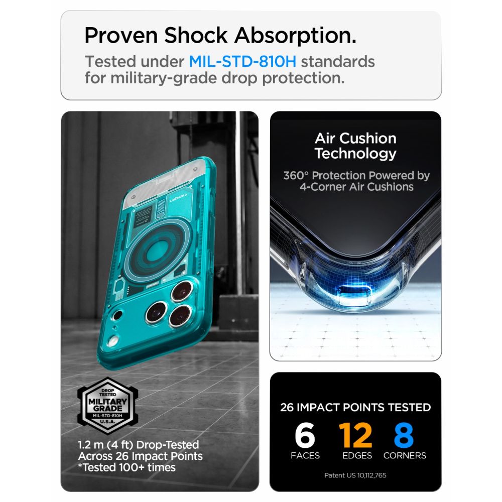 Dėklas Spigen Ultra Hybrid MagSafe C-One iPhone 17 Pro Max / 18 Pro Max, mėlynas -- iPhone 17 Pro Max, iPhone 18 Pro Max