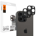 Spigen Optik.TR kameros apsauga iPhone 14–16 Pro/Max – juoda, 2 vnt.